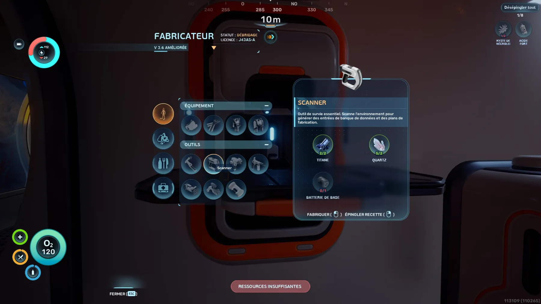 Scanner dans Subnautica 2