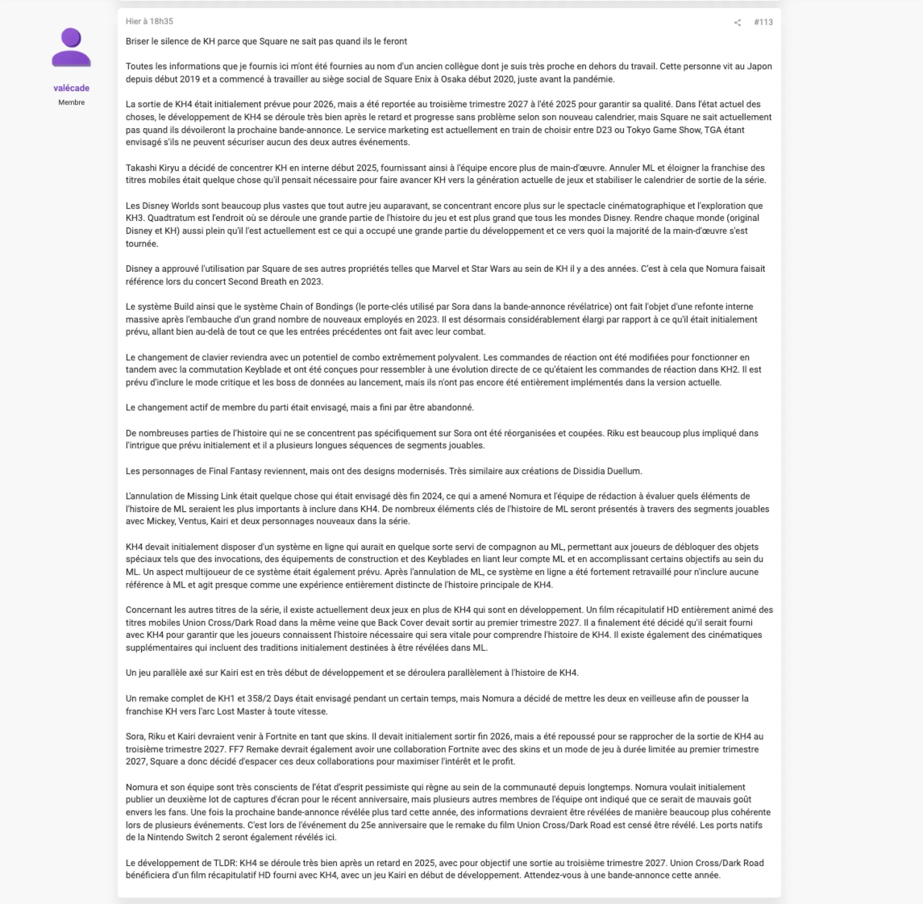 image du forum ResetEra - Kingdom Hearts 4