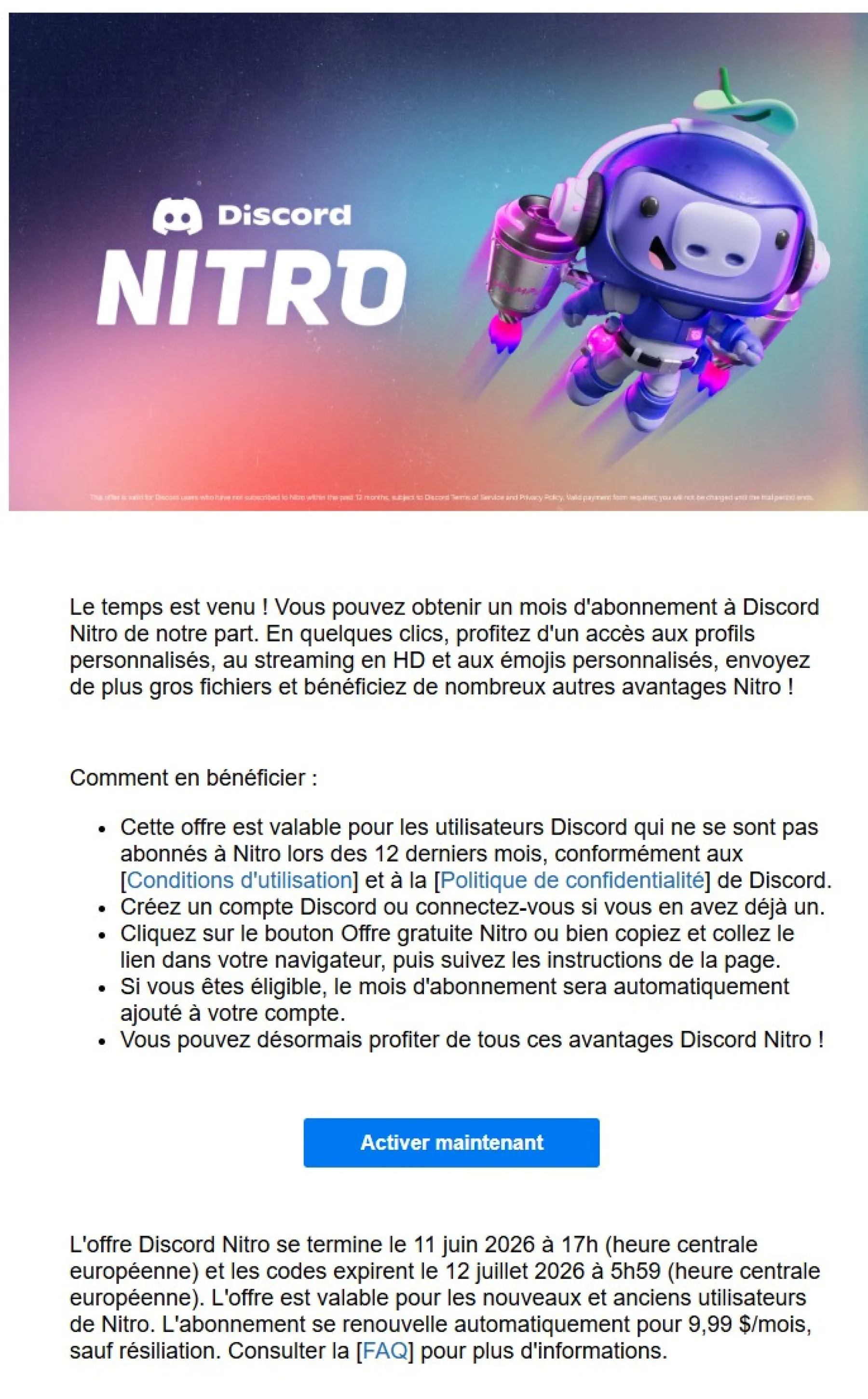 Email Discord