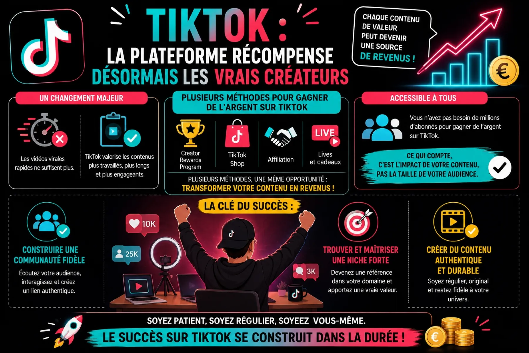 Image de TikTok, comment réussir sur la plateforme Image de TikTok, comment réussir sur la plateforme