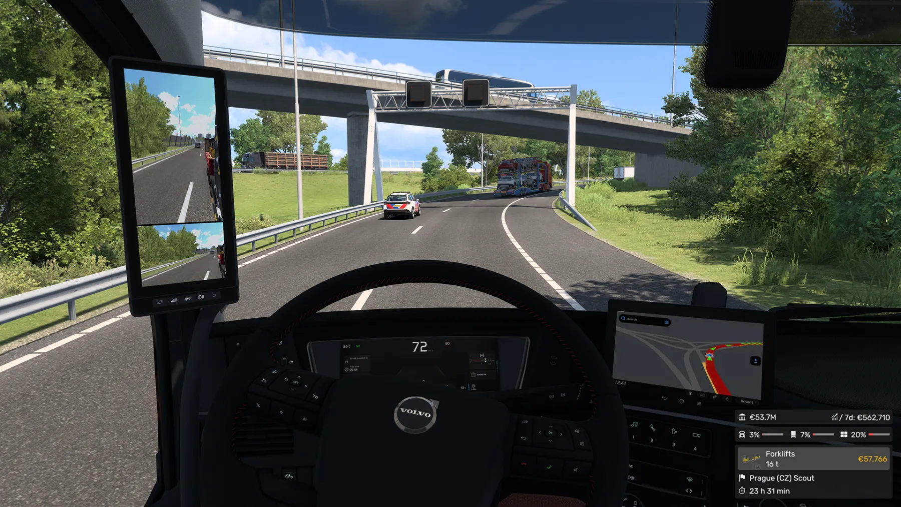 Euro Truck Simulator 2 image du jeu Euro Truck Simulator 2