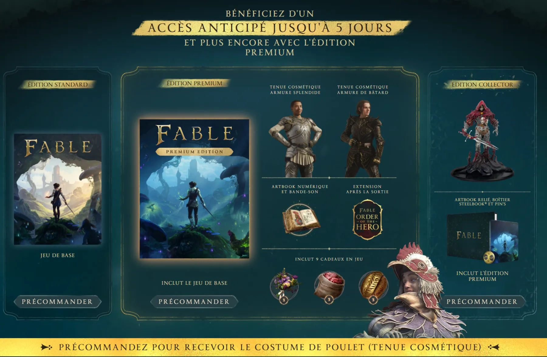 Fable Reboot éditions collectors Fable Reboot éditions collectors