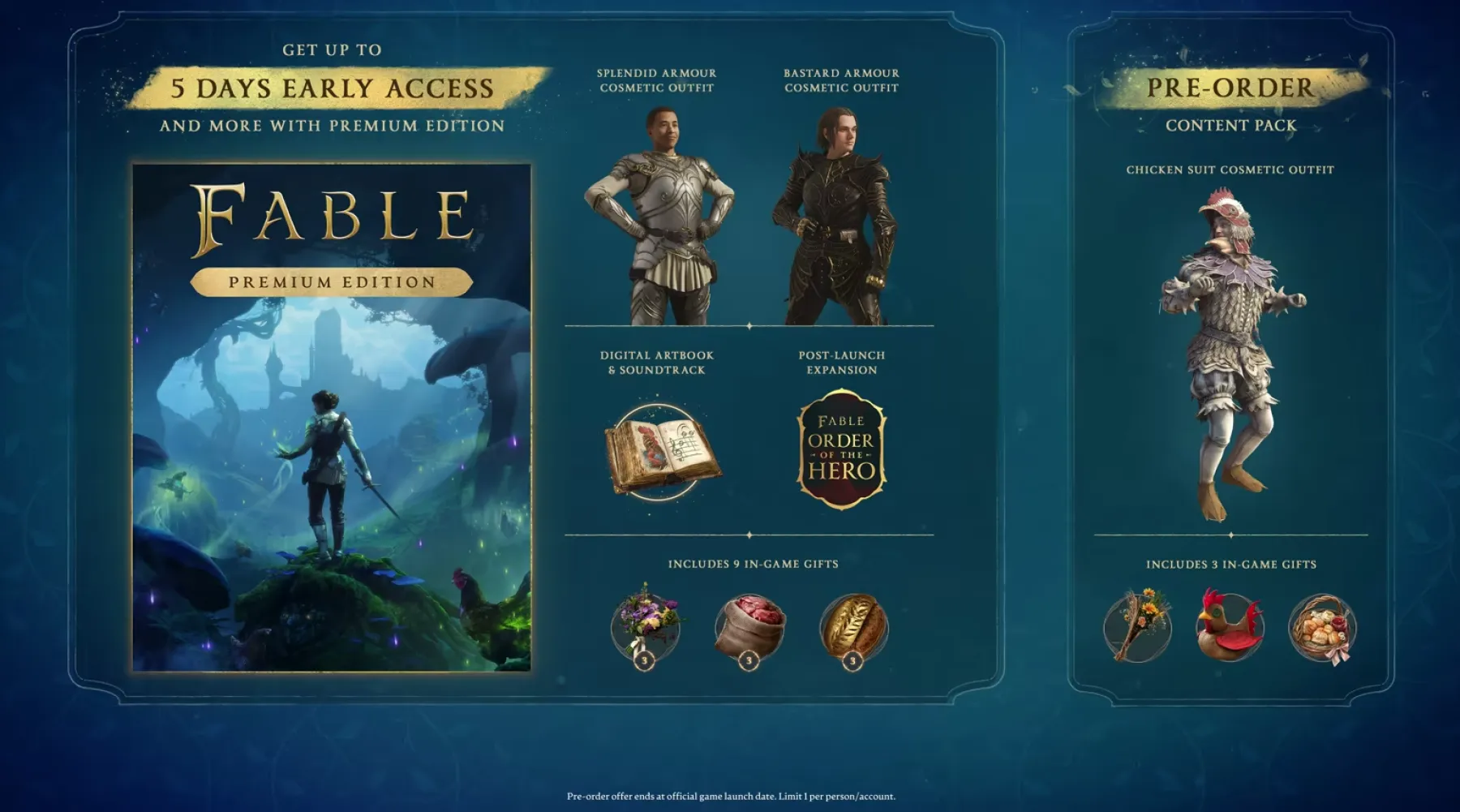 edition Premium de Fable Reboot edition Premium de Fable Reboot