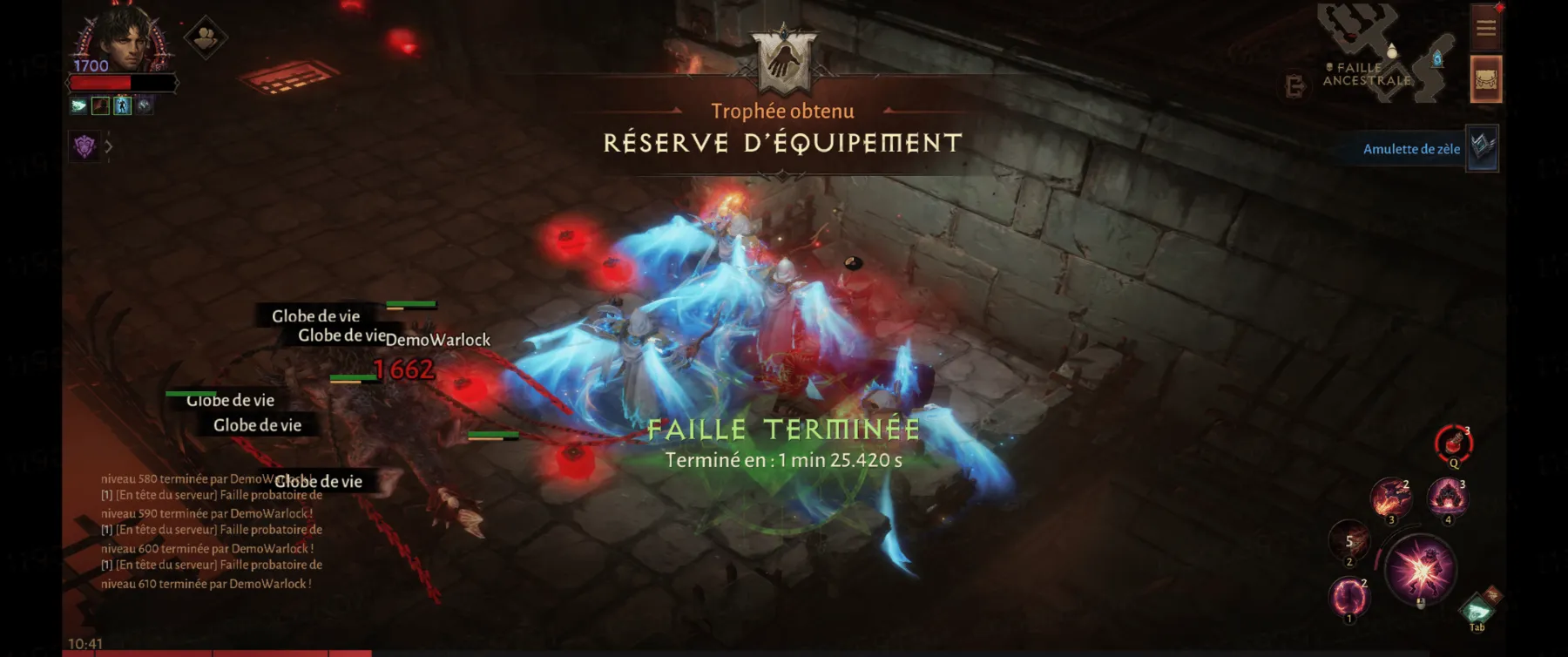 Gameplay démoniste