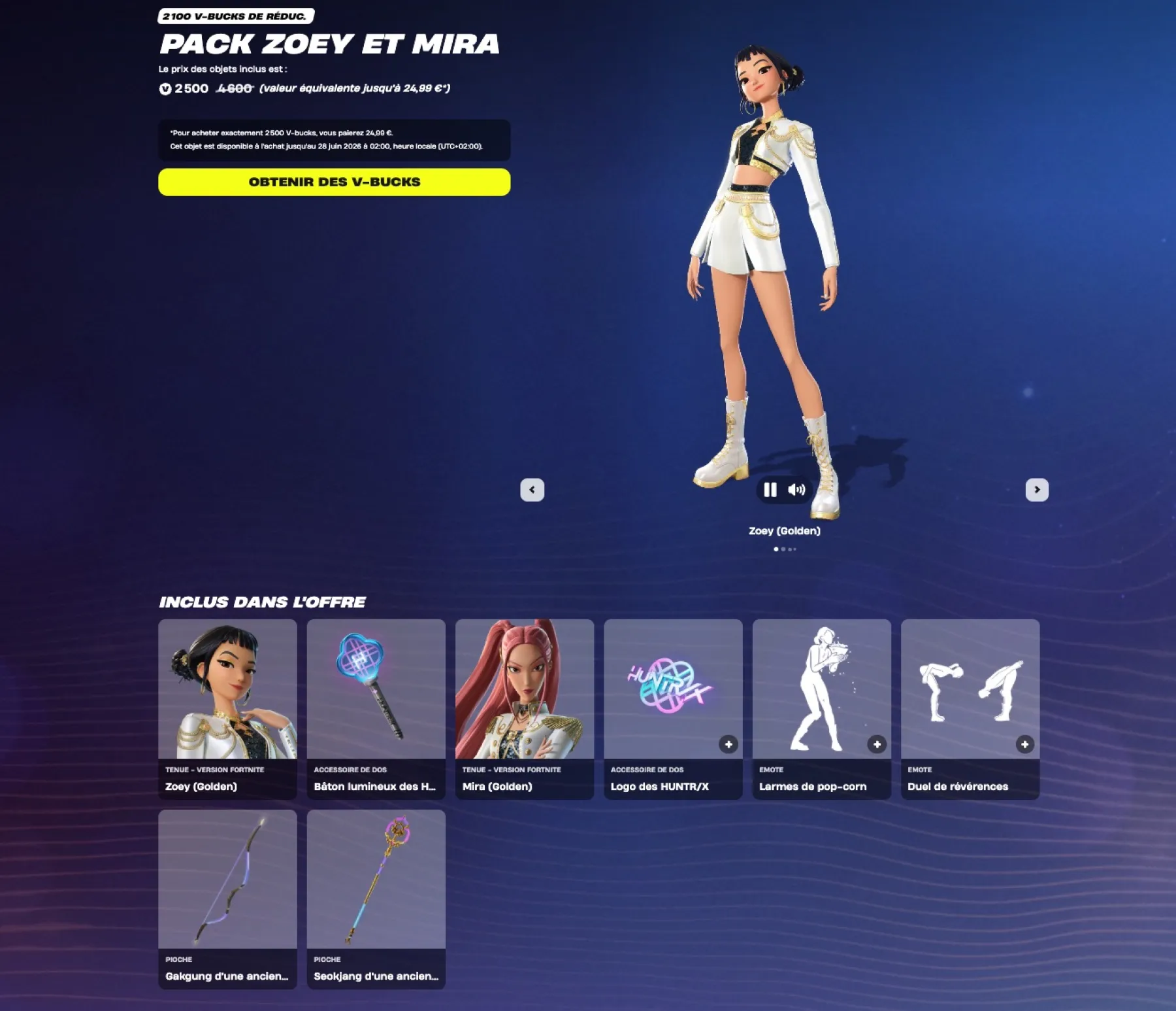 image du jeu Fortnite - K-Pop Demon Hunters
