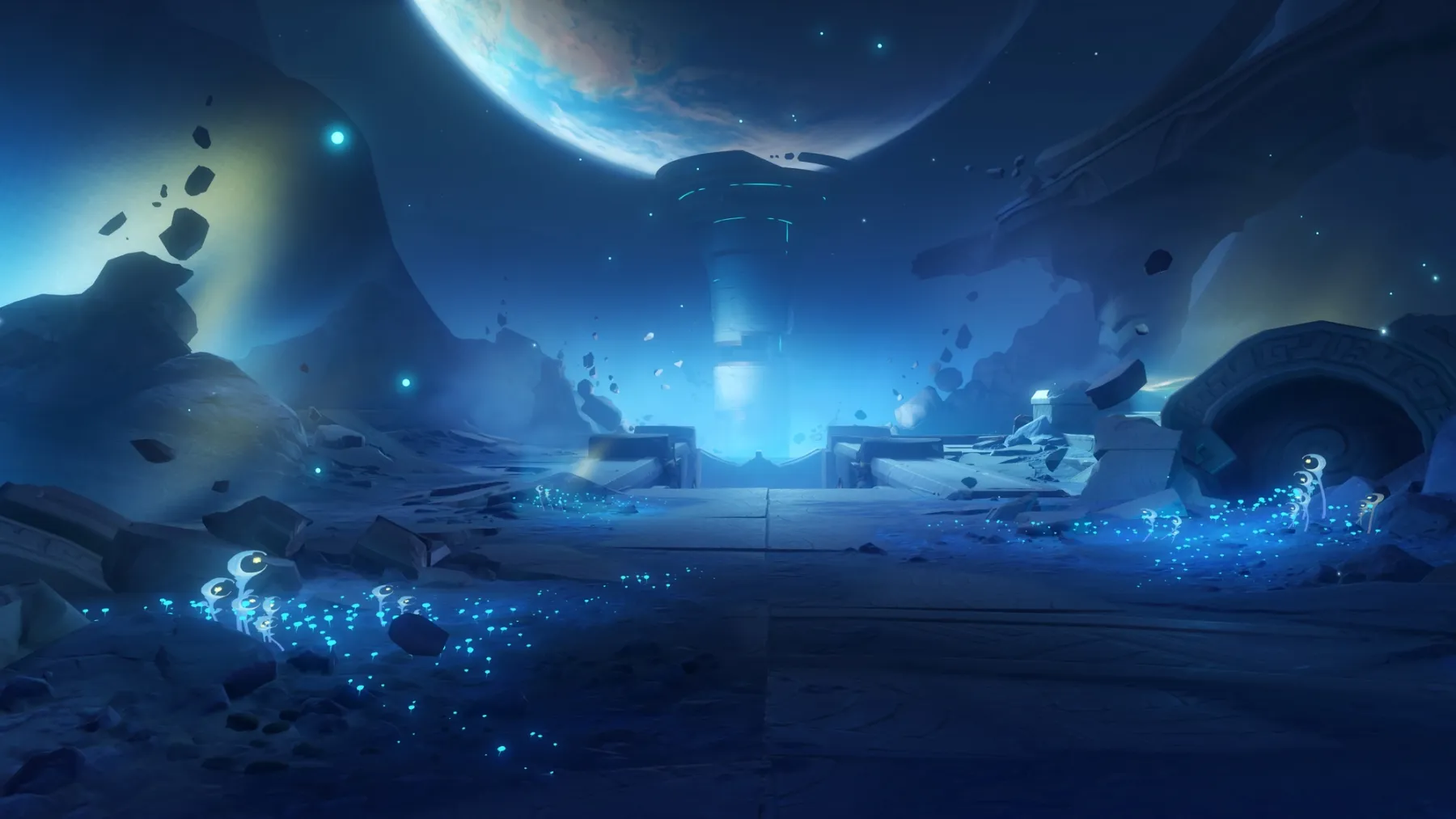 Image de la lune dans Genshin Impact Image de la lune dans Genshin Impact