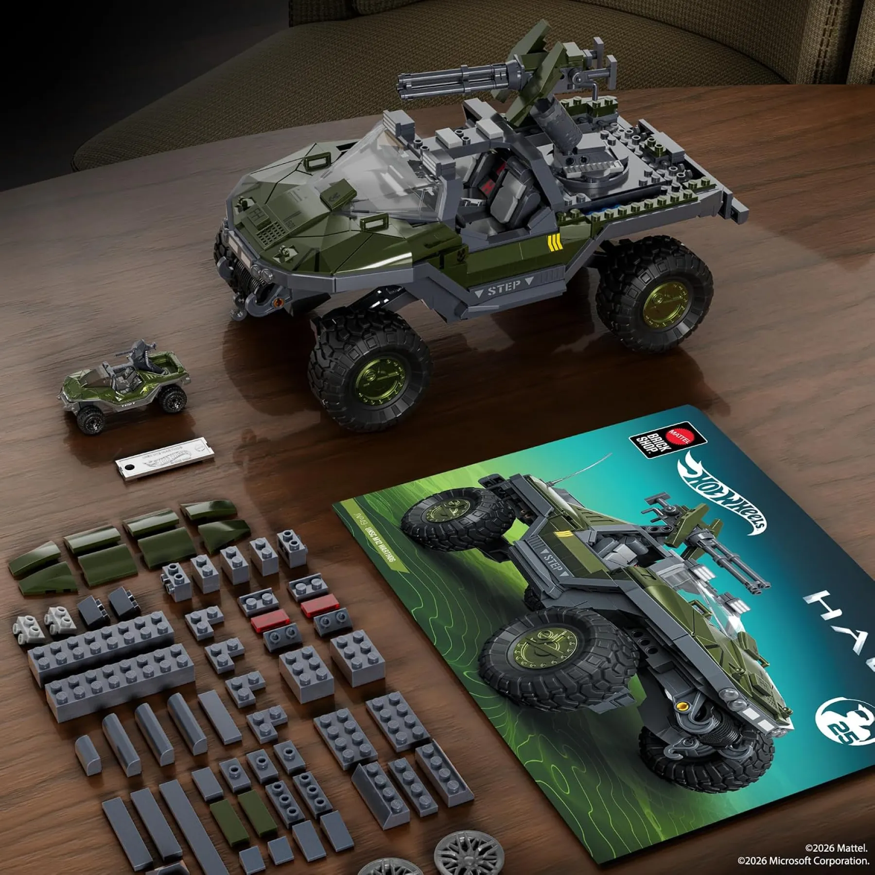 Mattel Brick Shop Hot Wheels Halo