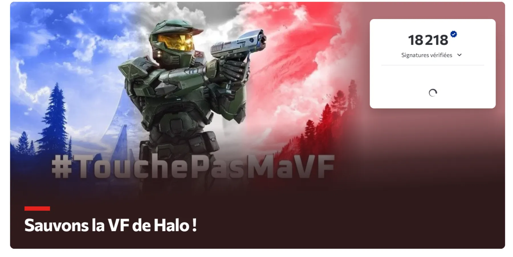 Sauvons la VF de Halo ! Sauvons la VF de Halo !