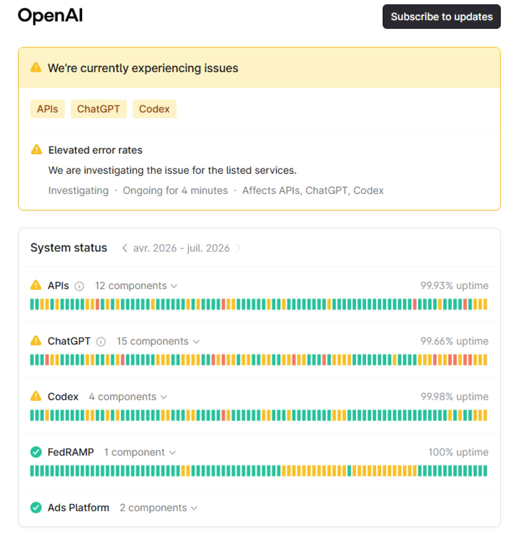 OpenAI confirme des erreurs