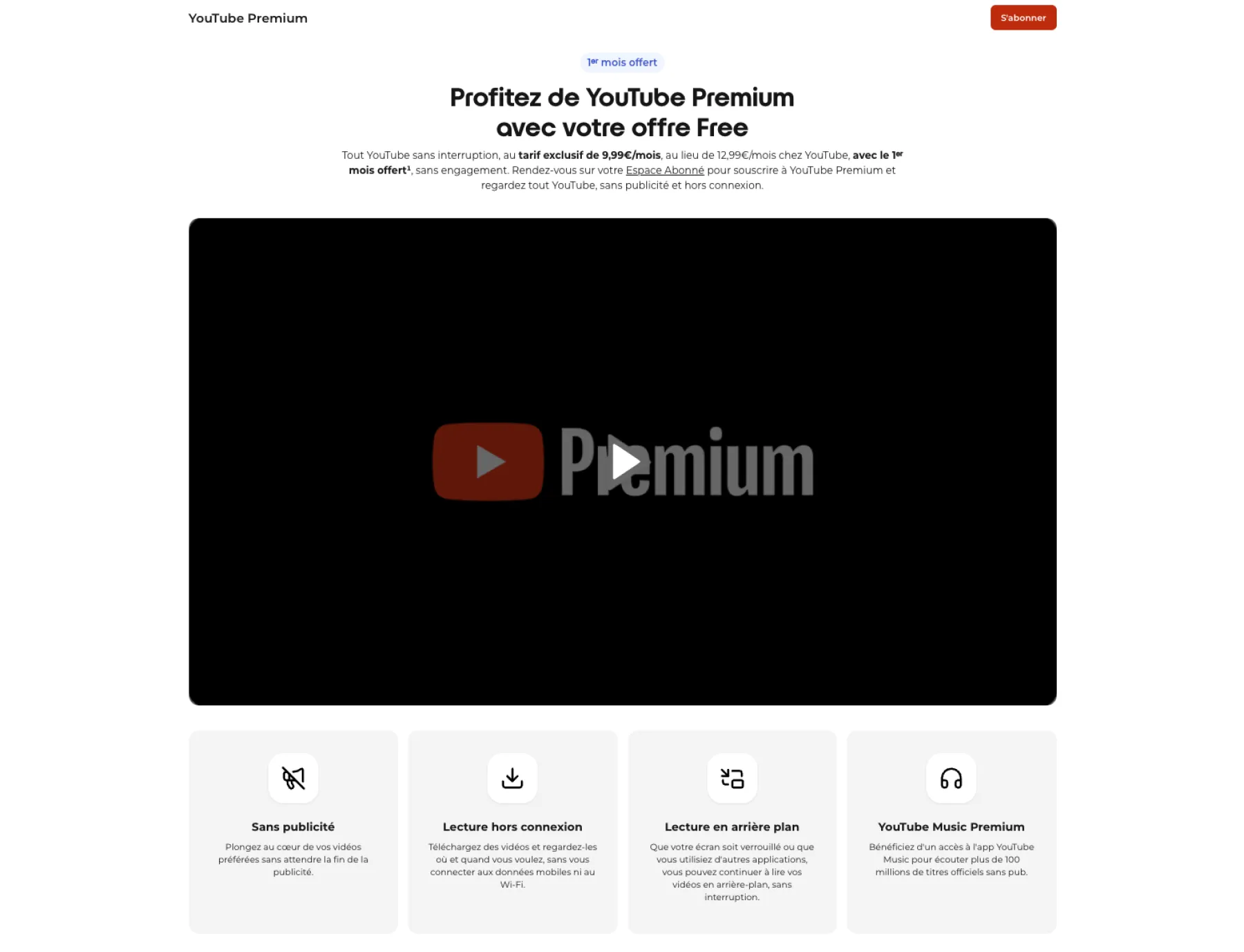 Free x YouTube Premium image de Free x YouTube Premium