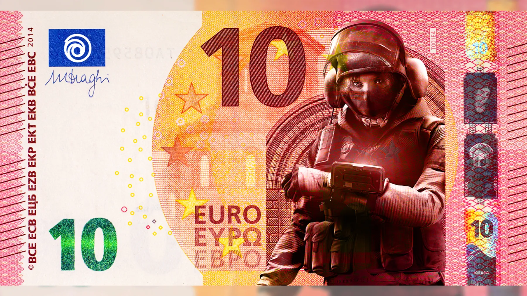 Billet de 10€ Rainbow Six - Ubisoft