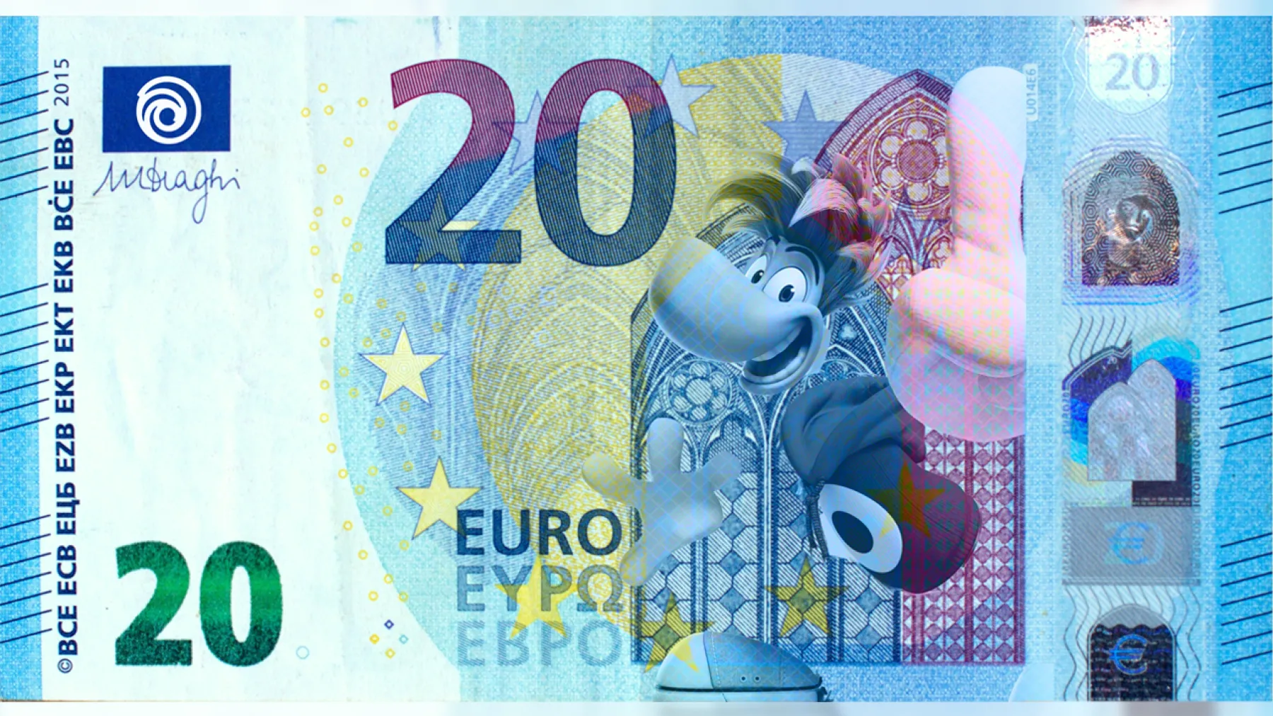 Billet de 20€ Rayman - Ubisoft