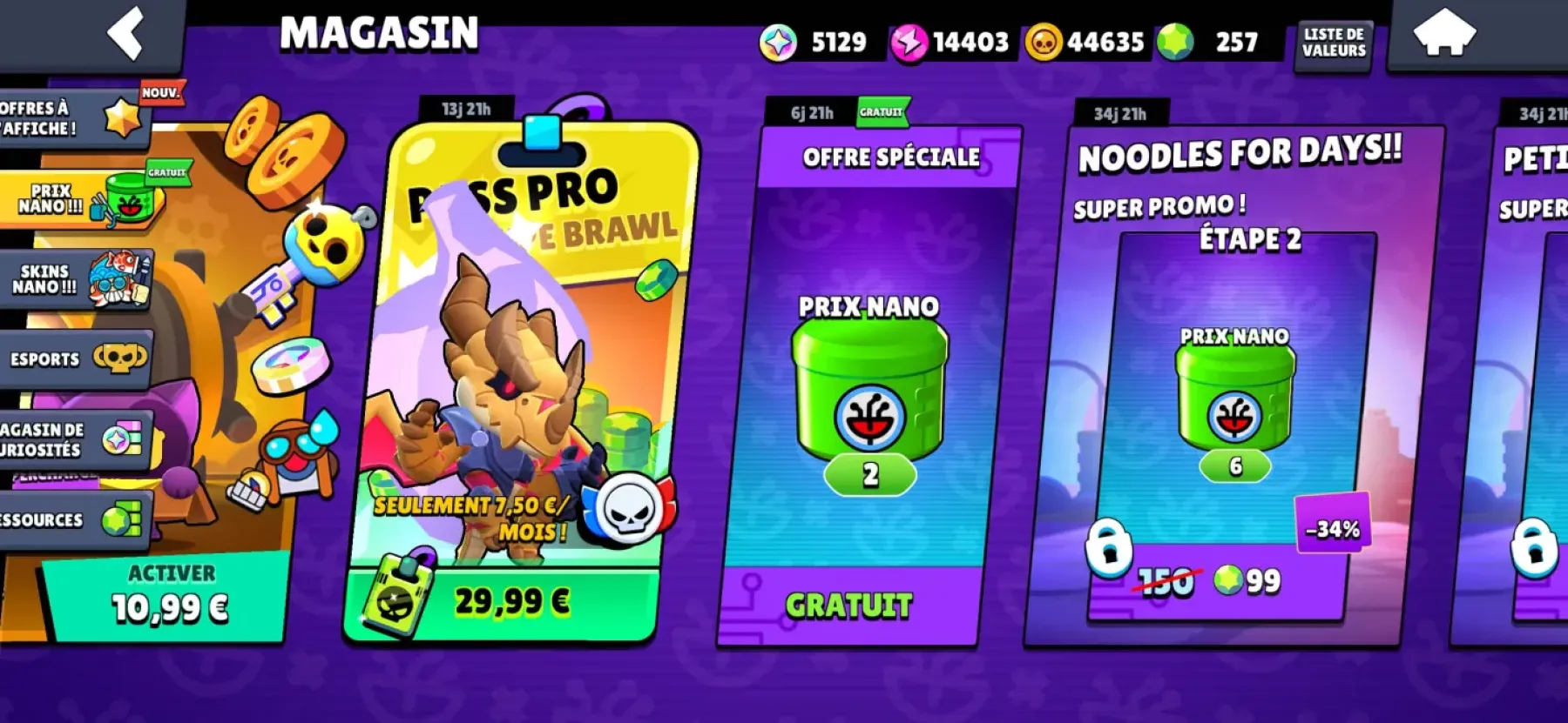 Prix Nano Gratuits
