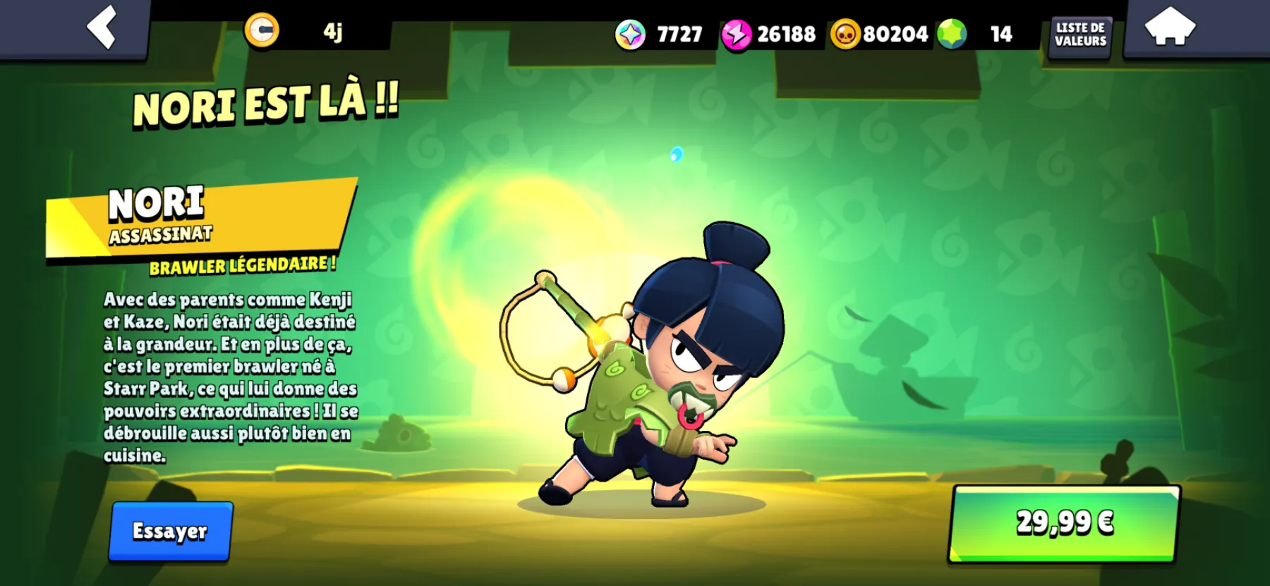 Brawler Nori en boutique