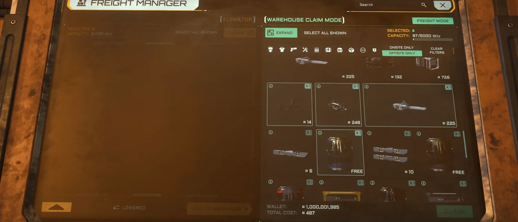 Claim mode