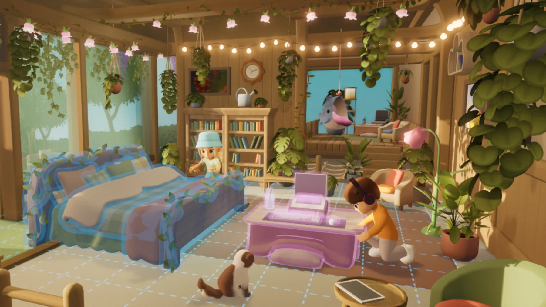 Image de construction d'une chambre dans Loftia