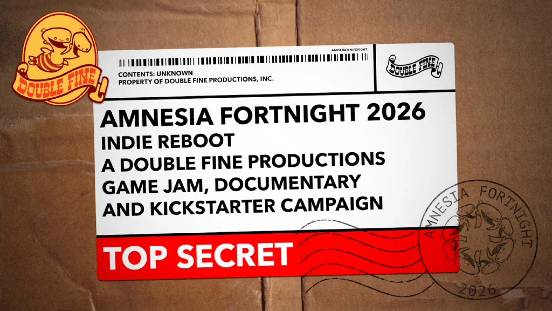 Double Fine - Amnesia Fortnight 2026 Double Fine - Amnesia Fortnight 2026