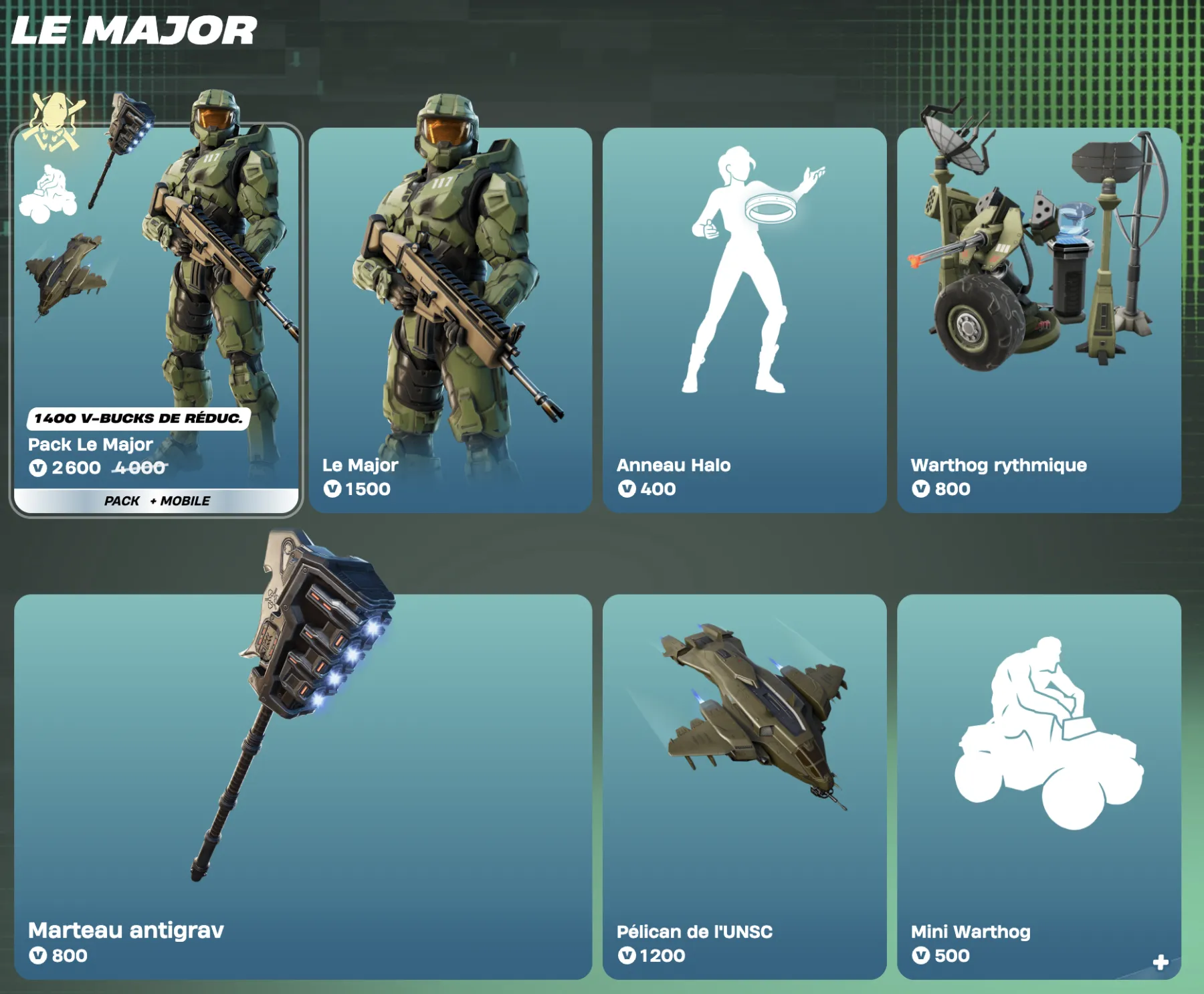 Fortnite - Pack Le Major Fortnite - Pack Le Major