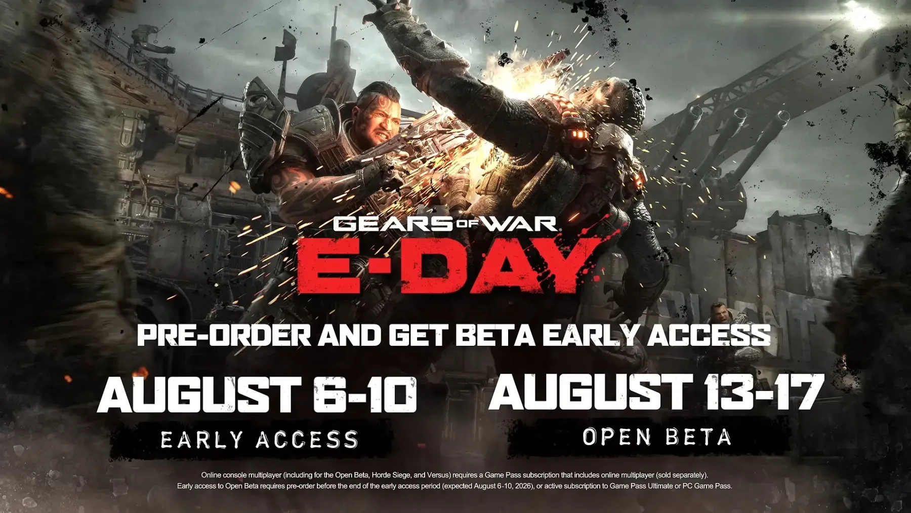 Bêta Gears of War E-Day