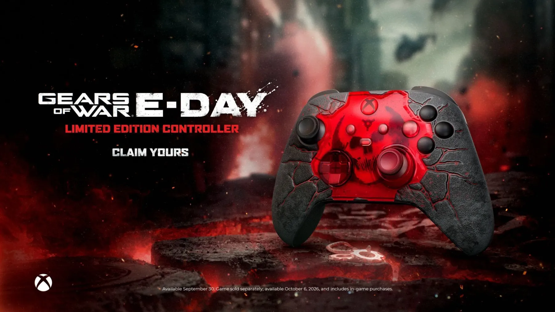 Manette officielle Xbox Gears of War E-Day Manette officielle Xbox Gears of War E-Day