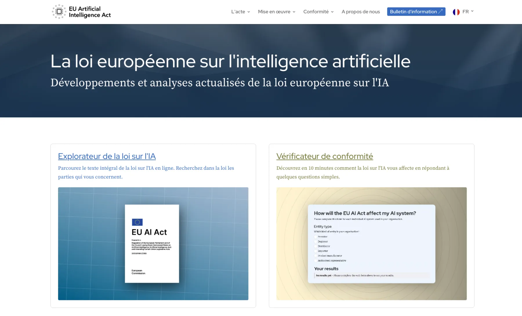 Portail du site Portail du site artificial intelligence act