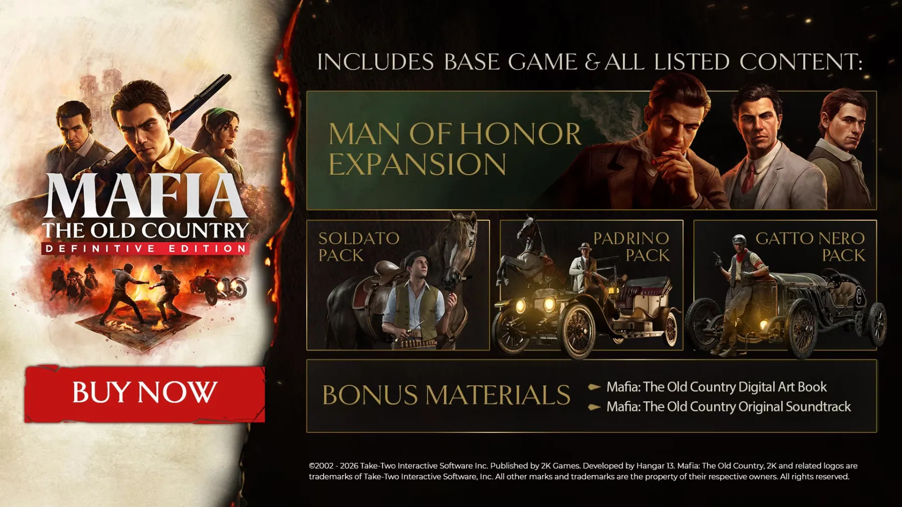 Mafia: The Old Country - 2K Mafia: The Old Country - 2K