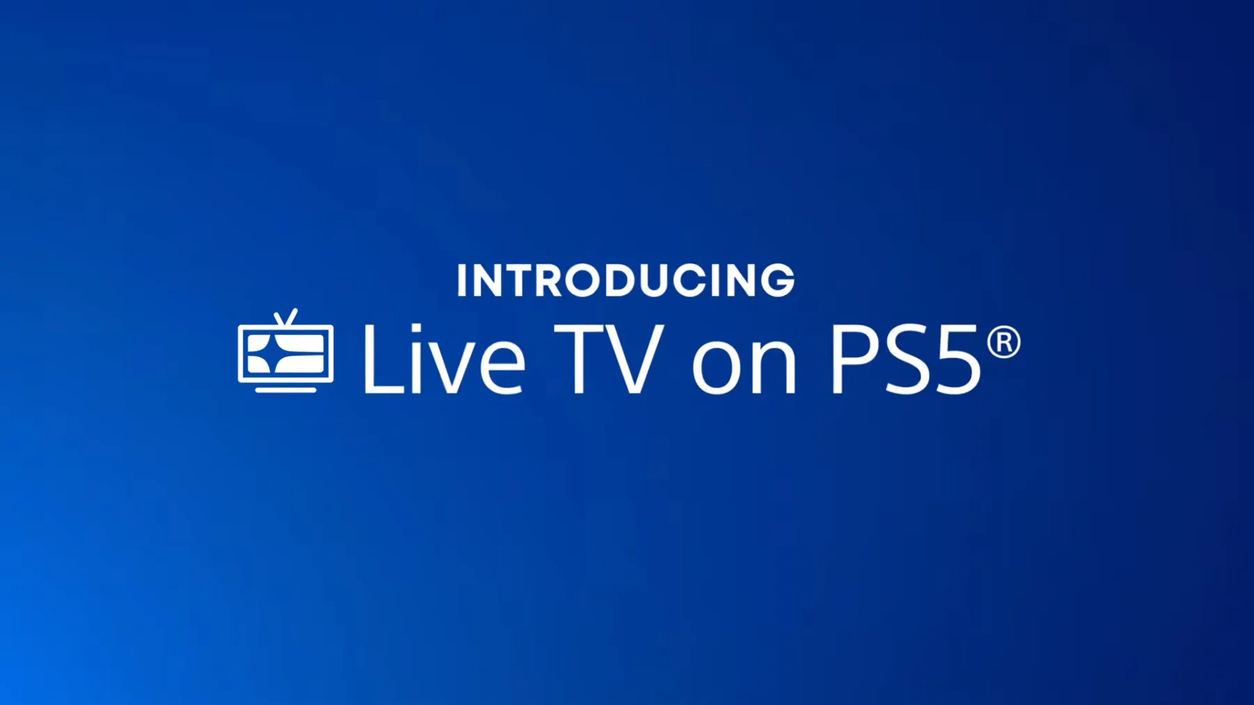 Live Tv on PS5