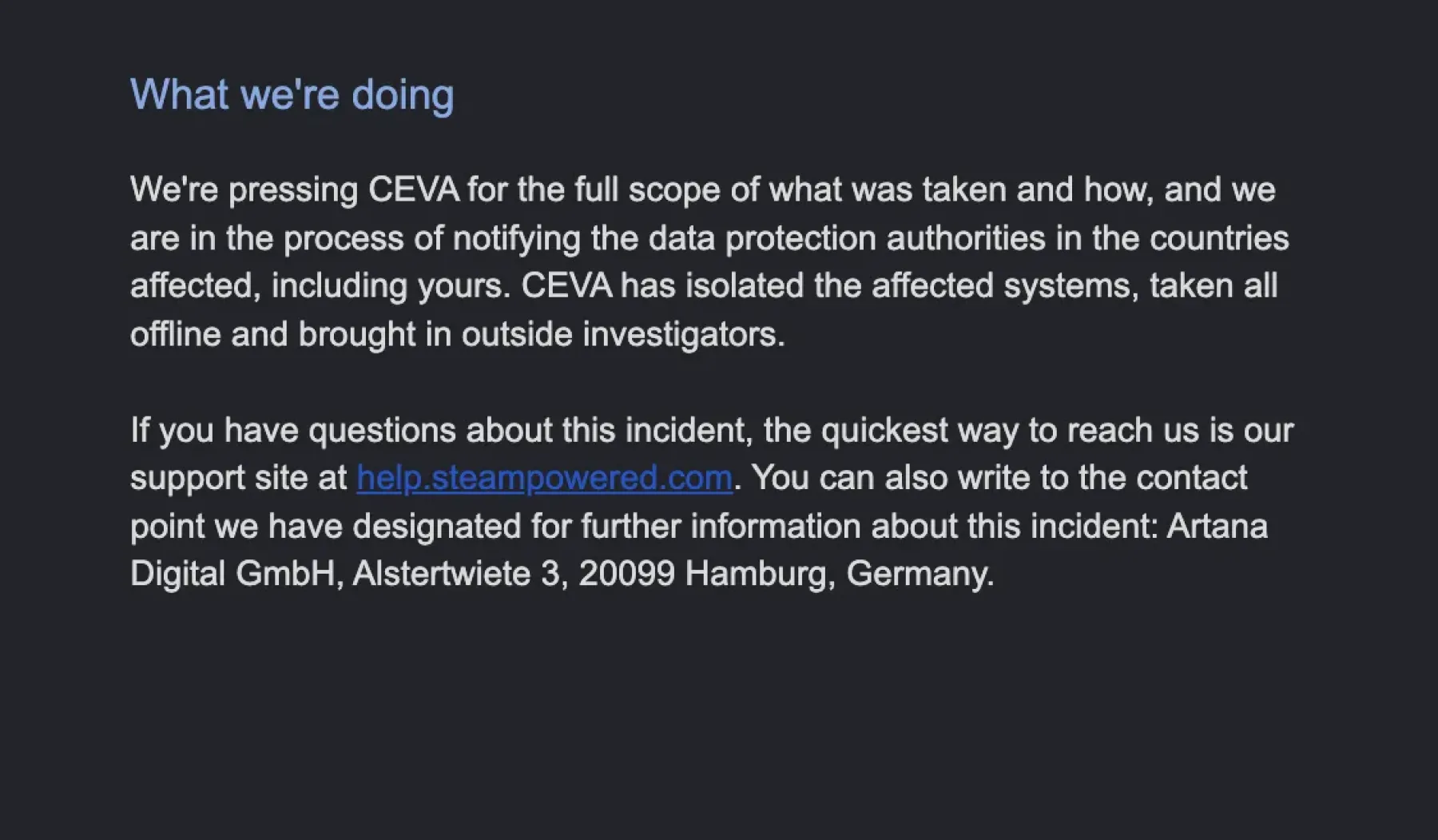 fuite de données Steam - The Verge