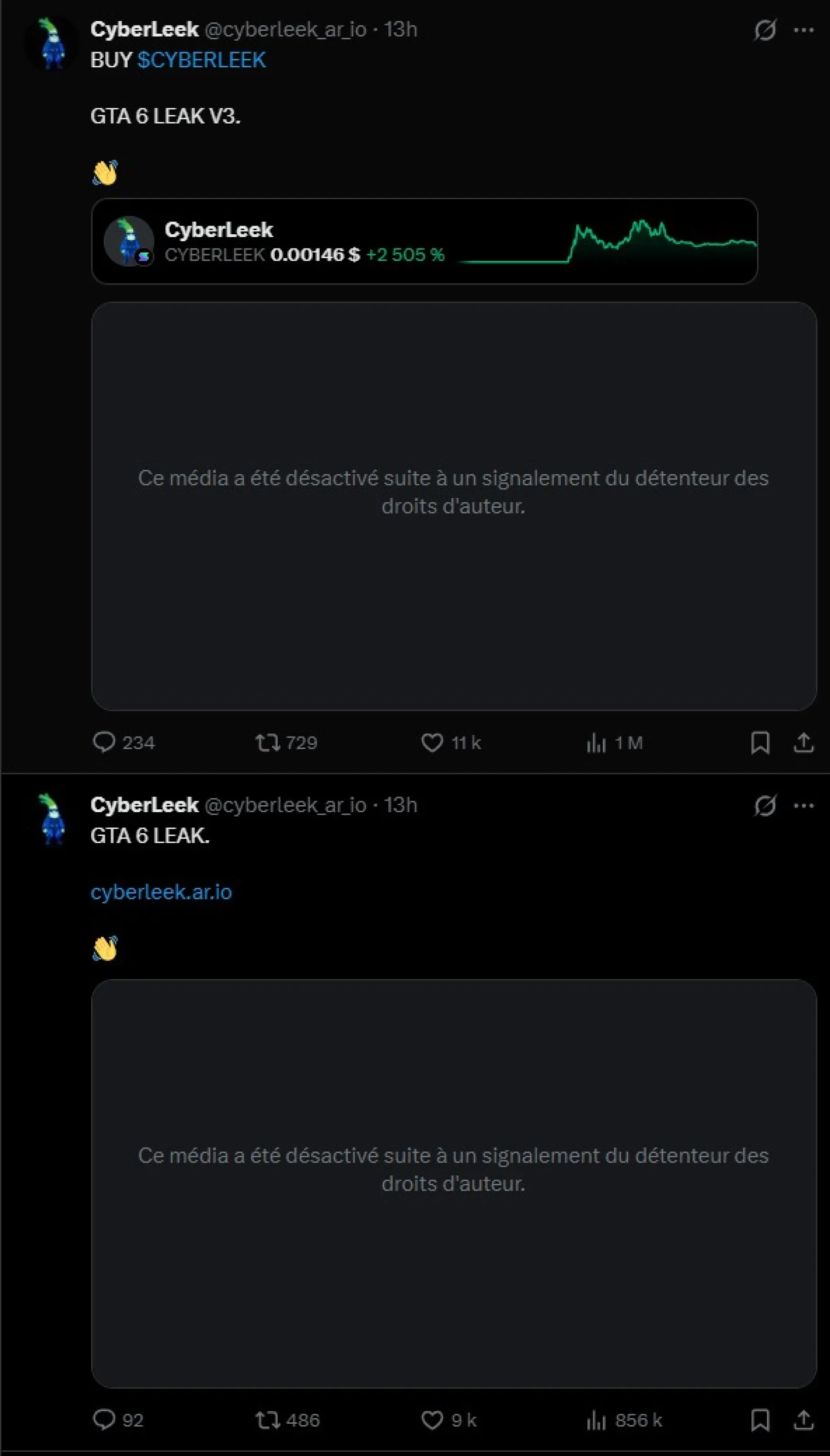 Cyberleek vrai compte