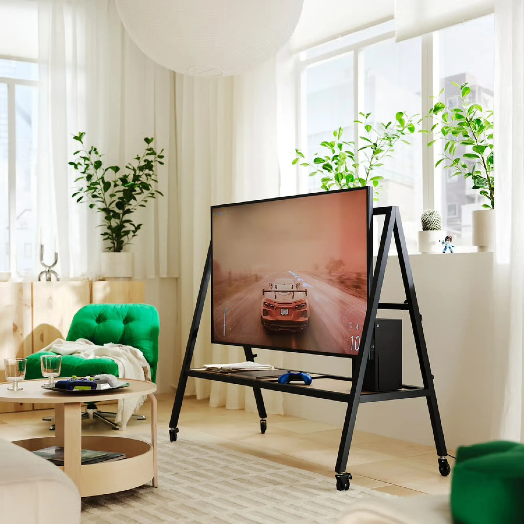 IKEA x XBOX - Support TV de jeu à roulettes IKEA x XBOX - Support TV de jeu à roulettes