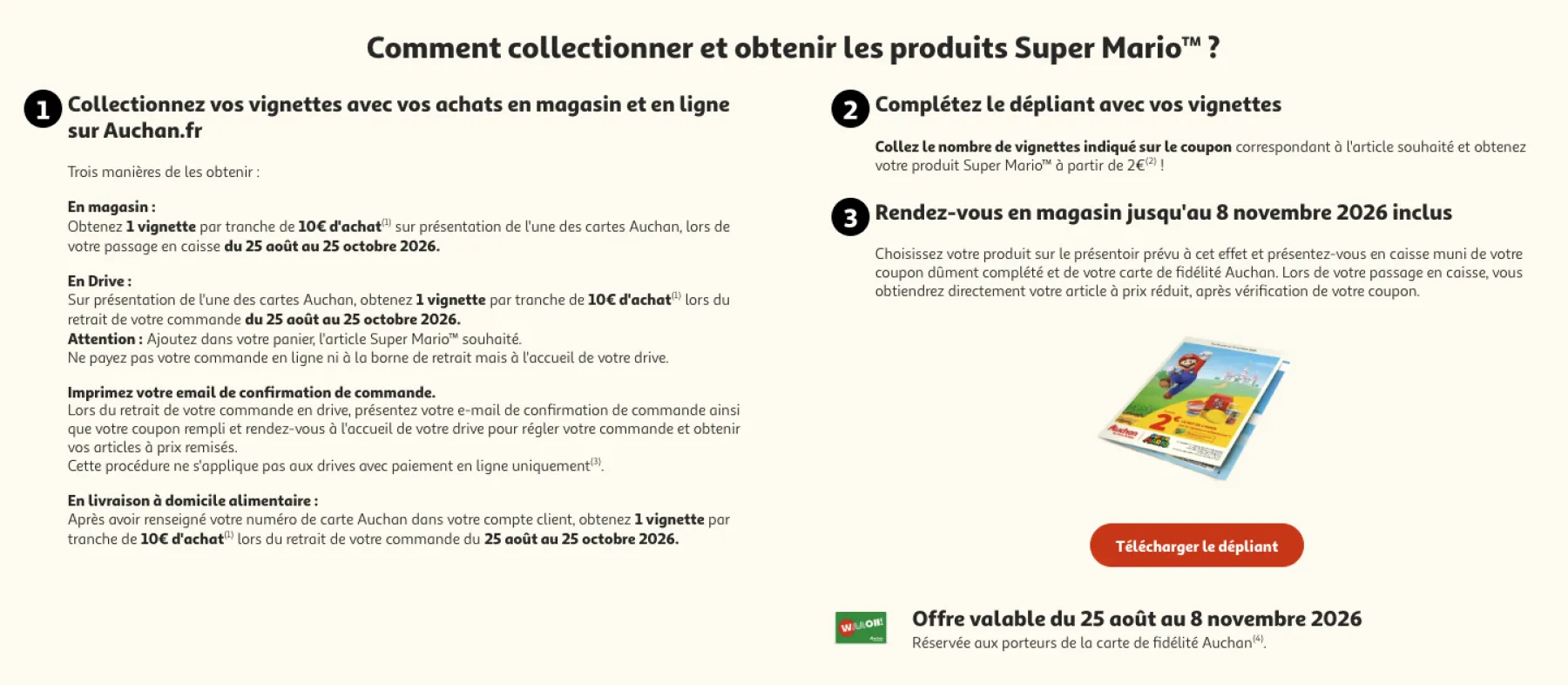 Auchan x Super Mario