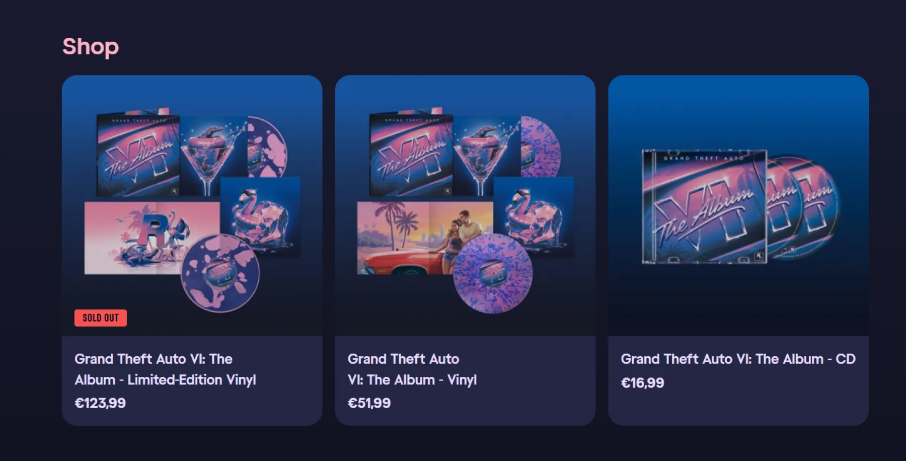 Grand Theft Auto VI: The Album - CD