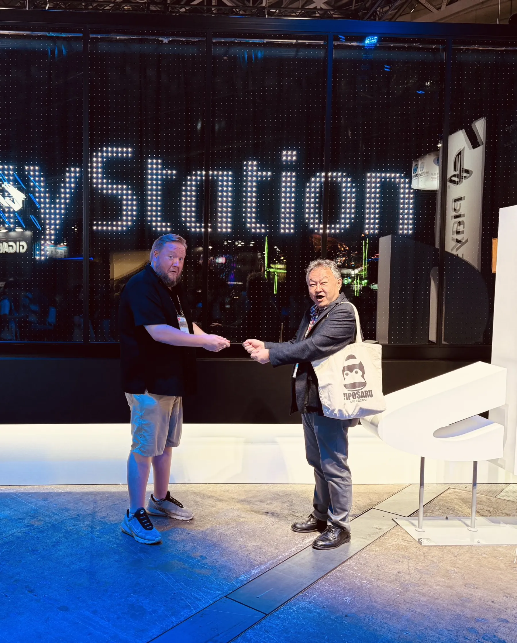 Shuhei Yoshida et Adam Boyes Shuhei Yoshida et Adam Boyes