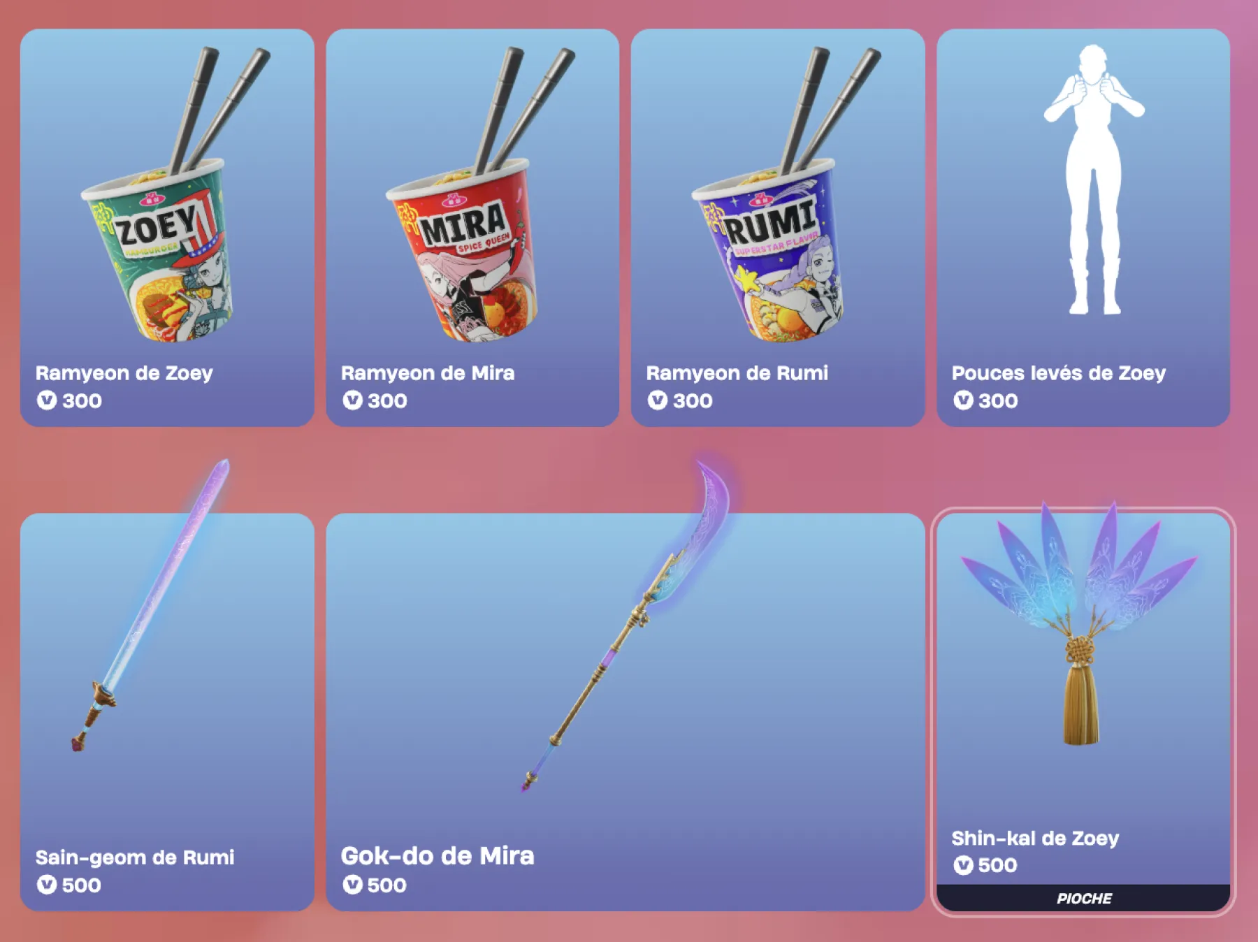 Fortnite x K-Pop Demon Hunters