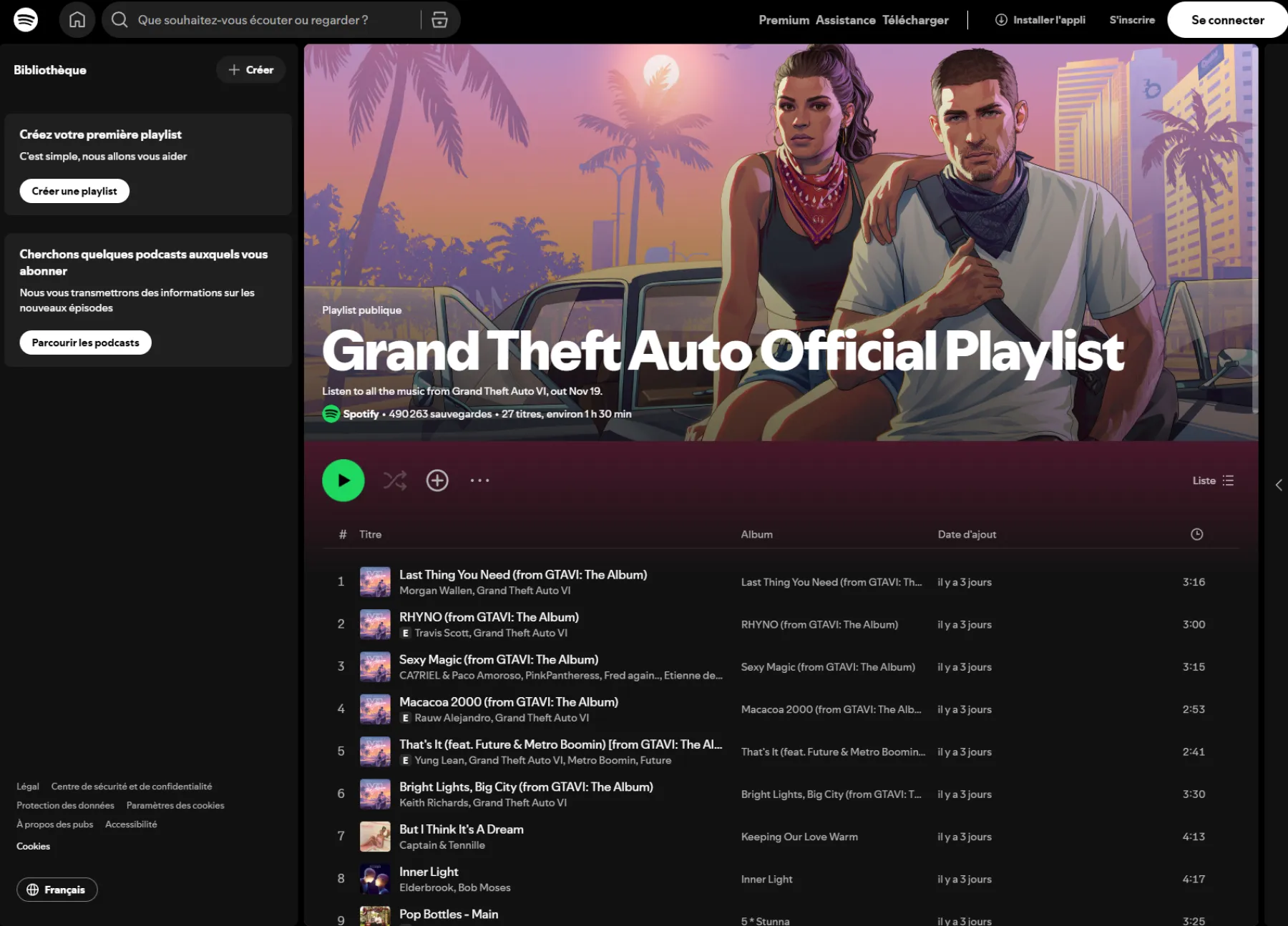 Spotify GTA 6 Playlist Spotify GTA 6 Playlist