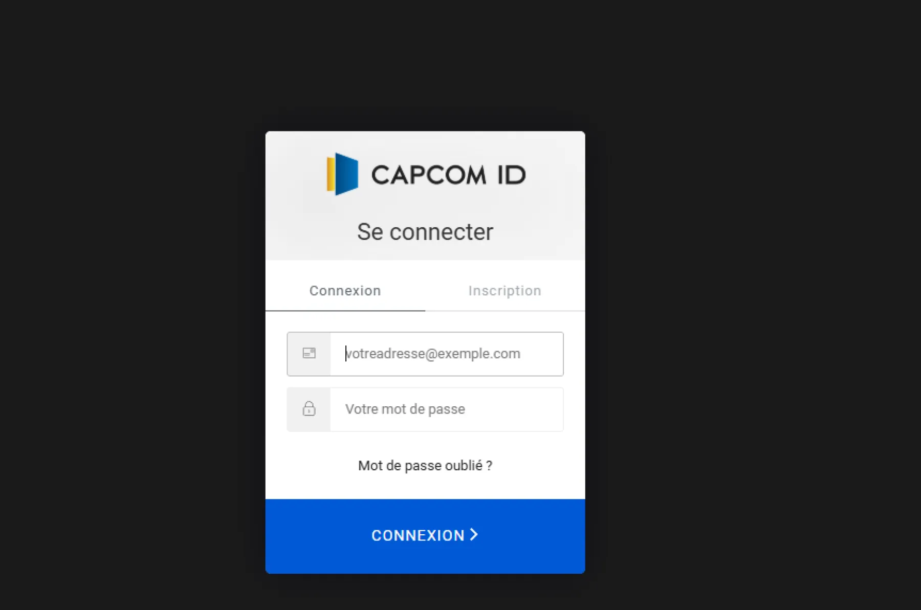 Capcom ID Capcom ID