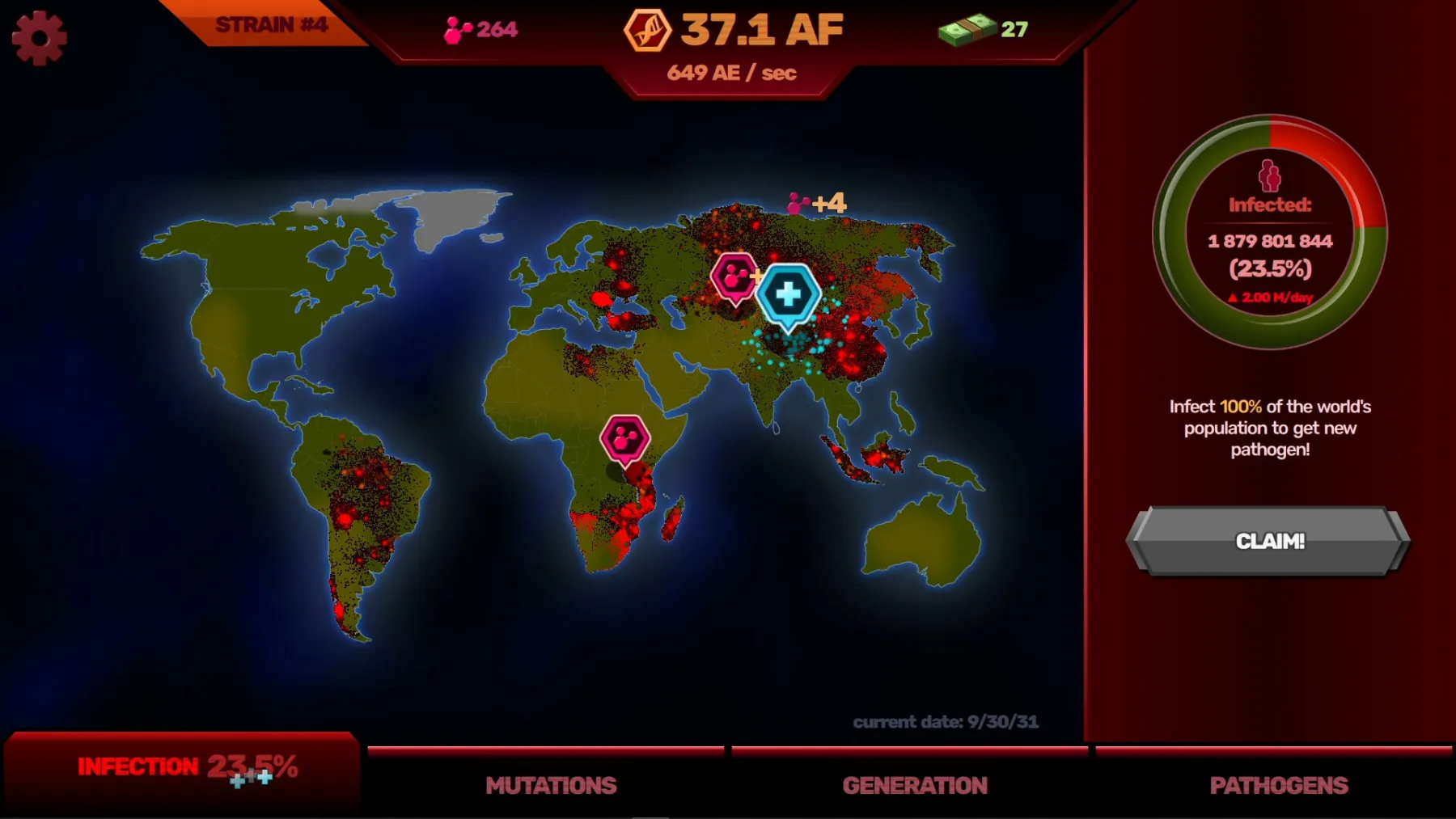 Patient Zero: Plague Idle