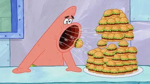 Patrick, le champion des mangeurs